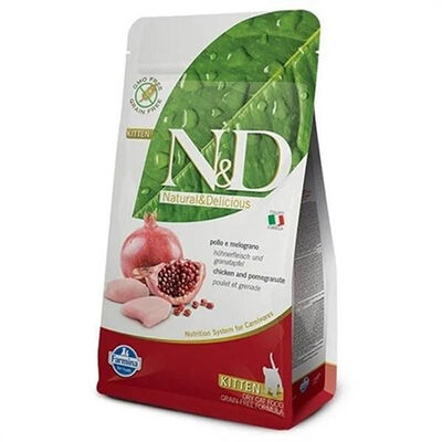 ND Tahılsız Kitten Tavuk Nar Yavru Kedi Maması 10 Kg 
