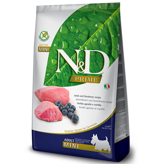 ND Tahılsız Kuzu Eti Yaban Mersini Küçük Irk Köpek Maması 7 Kg