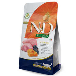 N&D (Naturel&Delicious) - ND Tahılsız Kuzu Etli ve Bal Kabaklı Kısırlaştırılmış Kedi Maması 1,5 Kg