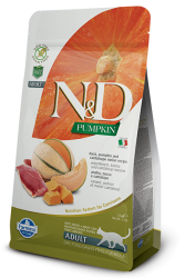 N&D (Naturel&Delicious) - ND Tahılsız Ördekli ve Bal Kabaklı Kedi Maması 1,5 Kg