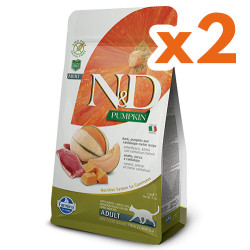 N&D (Naturel&Delicious) - ND Tahılsız Ördekli ve Bal Kabaklı Kedi Maması 1,5 Kg x 2 Adet