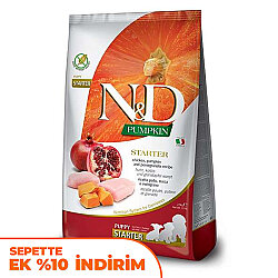 ND Tahılsız Starter Balkabak, Tavuk, Nar Yavru Köpek Maması 2,5 Kg - N&D