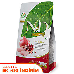 ND Tahılsız Tavuk Nar Kısırlaştırılmış Kedi Maması 10 Kg - N&D