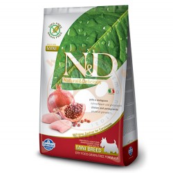 N&D (Naturel&Delicious) - ND Tahılsız Tavuk Nar Küçük Irk Köpek Maması 2,5 Kg
