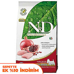 ND Tahılsız Tavuk Nar Küçük Irk Köpek Maması 2,5 Kg - N&D