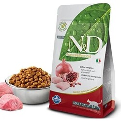 ND Tahılsız Tavuk Nar Yetişkin Kedi Maması 10 Kg + Biopet 25 ml Malt - Thumbnail