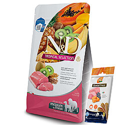 ND Tropical Selection Domuz ve Meyveli Orta ve Büyük Irk Köpek Maması 2 Kg + ND Köpek Ödülü - N&D
