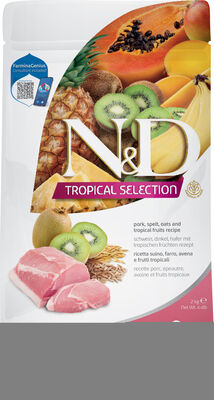 ND Tropical Selection Domuz ve Meyveli Orta ve Büyük Irk Köpek Maması 2 Kg