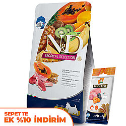 ND Tropical Selection Kuzu ve Meyveli Mini Irk Köpek Maması 1,5 Kg + ND Köpek Ödülü - N&D