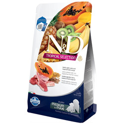 N&D (Naturel&Delicious) - ND Tropical Kuzu ve Meyve Orta ve Büyük Irk Yavru Köpek Maması 2 Kg