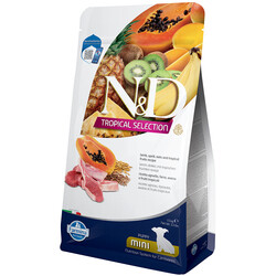 N&D (Naturel&Delicious) - ND Tropical Selection Kuzu ve Meyveli Küçük Irk Yavru Köpek Maması 1,5 Kg