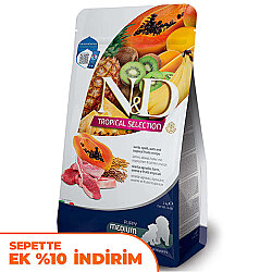 ND Tropical Selection Kuzu Meyve Orta ve Büyük Irk Yavru Köpek Maması 10 Kg - N&D
