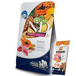 ND Tropical Selection Kuzu Meyve Orta ve Büyük Irk Köpek Maması 10 Kg + ND Köpek Ödülü - N&D