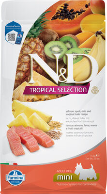 ND Tropical Selection Somon ve Meyveli Mini Irk Köpek Maması 1,5 Kg