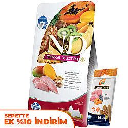ND Tropical Selection Tavuk ve Meyveli Mini Irk Köpek Maması 1,5 Kg + ND Köpek Ödülü - N&D