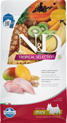 ND Tropical Selection Tavuk ve Meyveli Mini Irk Köpek Maması 1,5 Kg