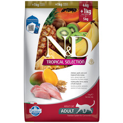 ND Tropical Selection Tavuk ve Meyveli Kedi Maması 5 Kg - Thumbnail
