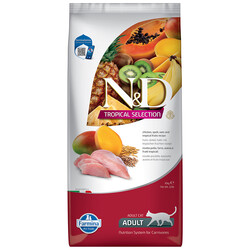ND Tropical Selection Tavuk ve Meyveli Kedi Maması 10 Kg + Biopet 25 ml Malt - Thumbnail