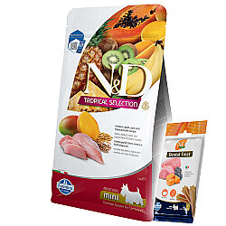 ND Tropical Selection Tavuklu Meyveli Mini Irk Köpek Maması 5 Kg + ND Köpek Ödülü - N&D