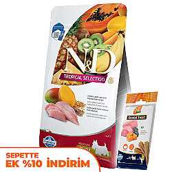 ND Tropical Selection Tavuklu Meyveli Mini Irk Köpek Maması 5 Kg + ND Köpek Ödülü - N&D
