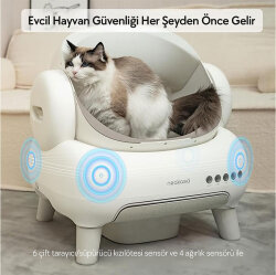 Neakasa Üstü Açık Akıllı Tuvalet Beyaz - 4