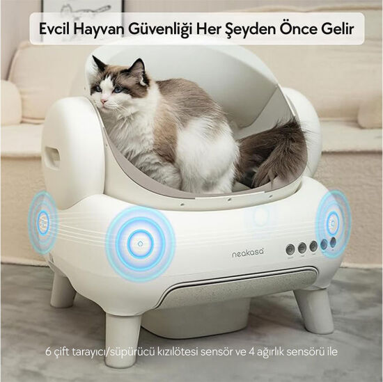 Neakasa Üstü Açık Akıllı Tuvalet Beyaz - 4