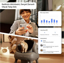 Neakasa Üstü Açık Akıllı Tuvalet Gri - 3