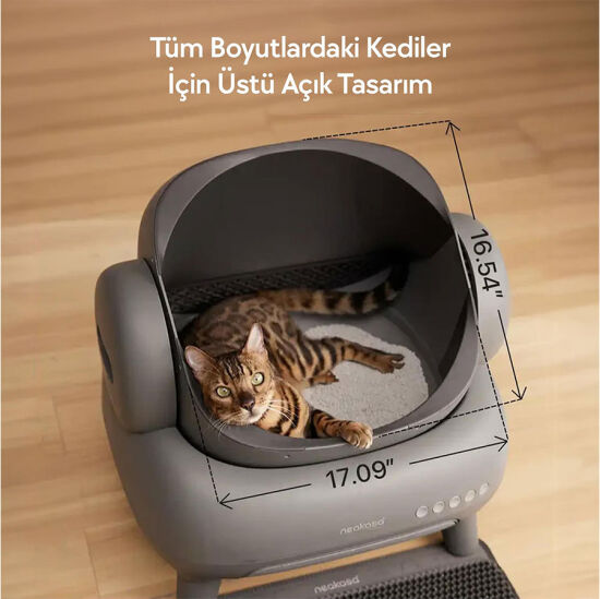 Neakasa Üstü Açık Akıllı Tuvalet Gri - 6