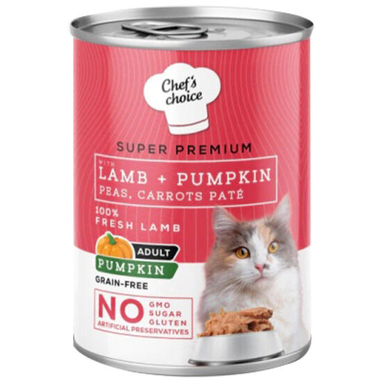 Chefs Choice Pate Kuzu Etli ve Sebzeli Ezme Kedi Yaş Maması 400 Gr - 2