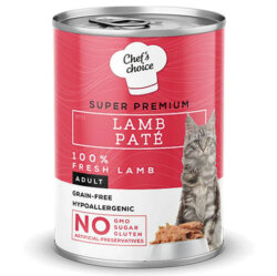 Chefs Choice Pate Lamb Kuzu Etli Tahılsız Ezme Kedi Yaş Maması 400 Gr - 2