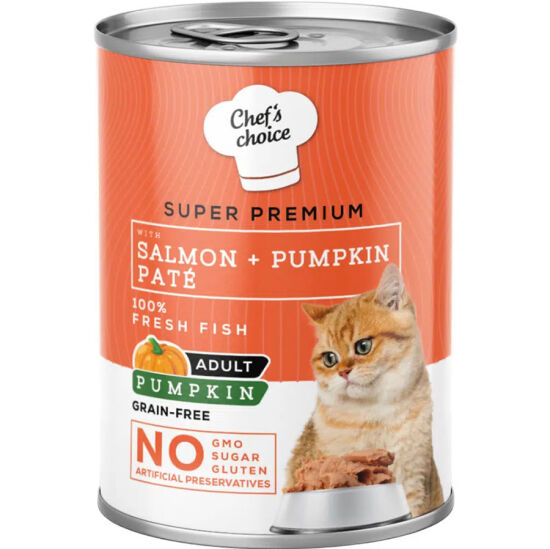 Chefs Choice Pate Somonlu ve Sebzeli Ezme Kedi Yaş Maması 400 Gr x 6 Adet - 3