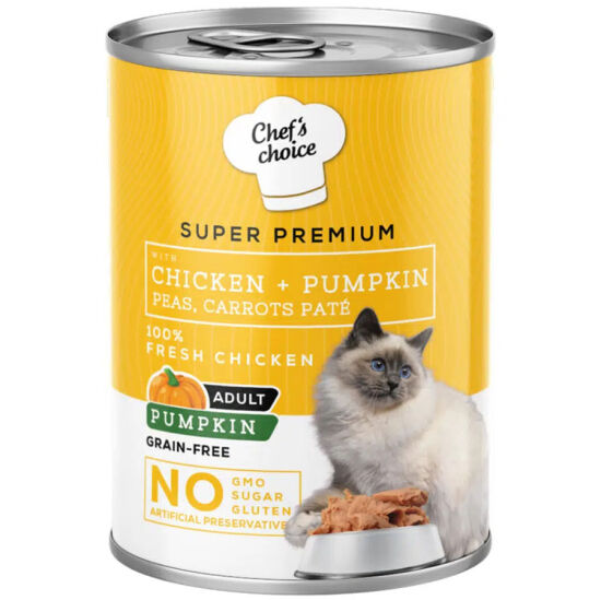 Chefs Choice Pate Tavuklu ve Sebzeli Ezme Kedi Yaş Maması 400 Gr - 2