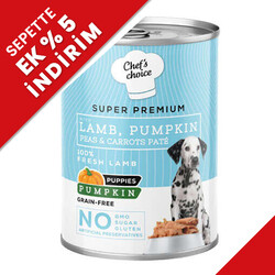 New Chefs Choice Pumpkin Pate Puppy Kuzu Balkabak Yavru Köpek Yaş Maması 400 Gr - Chefs Choice