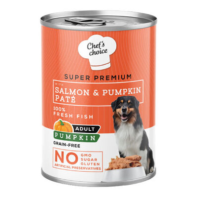 New Chefs Choice Pumpkin Pate Somon Balkabak ve Sebzeli Köpek Yaş Maması 400 Gr