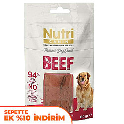 Nutri Canin Beef Biftek Etli Tahılsız Köpek Ödülü 80 Gr - Nutri Canin