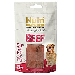 Nutri Canin Beef Biftek Etli Tahılsız Köpek Ödülü 80 Gr - Nutri Canin