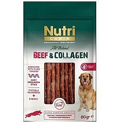 Nutri Canin Beef Collagen Yumuşak Biftekli Köpek Ödülü 80 Gr - Nutri Canin