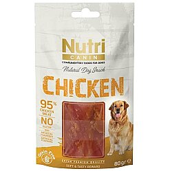 Nutri Canin Chicken Tavuk Etli Tahılsız Köpek Ödülü 80 Gr - Nutri Canin