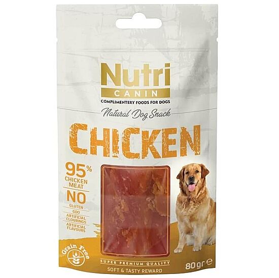 Nutri Canin Chicken Tavuk Etli Tahılsız Köpek Ödülü 80 Gr - 1