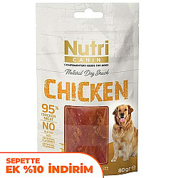 Nutri Canin Chicken Tavuk Etli Tahılsız Köpek Ödülü 80 Gr - Nutri Canin