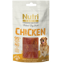 Nutri Canin - Nutri Canin Chicken Tavuk Etli Tahılsız Köpek Ödülü 80 Gr
