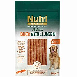 Nutri Canin Duck Collagen Yumuşak Ördekli Köpek Ödülü 80 Gr - Nutri Canin