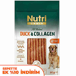Nutri Canin Duck Collagen Yumuşak Ördekli Köpek Ödülü 80 Gr - Nutri Canin