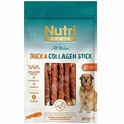 Nutri Canin Duck Collagen Stick Ördekli Köpek Ödülü 80 Gr - Nutri Canin