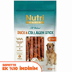 Nutri Canin Duck Collagen Stick Ördekli Köpek Ödülü 80 Gr - Nutri Canin