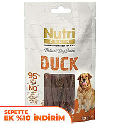 Nutri Canin Duck Ördek Etli Tahılsız Köpek Ödülü 80 Gr - Nutri Canin