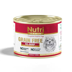 Nutri Canin Hypo-Allergenic Sığır Etli Tahılsız Köpek Konservesi 200 Gr - Nutri Canin