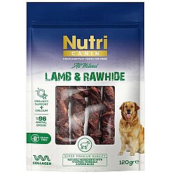 Nutri Canin Kuzu Eti Sarılı Kemik Köpek Ödülü 120 Gr - Nutri Canin