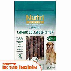 Nutri Canin Lamb Collagen Stick Kuzu Etli Köpek Ödülü 80 Gr - Nutri Canin