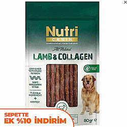 Nutri Canin Lamb Collagen Yumuşak Kuzu Etli Köpek Ödülü 80 Gr - Nutri Canin